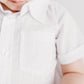 White Dobby Short-Sleeve Shirt