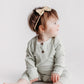 Knitted Button Jumpsuit Pistachio