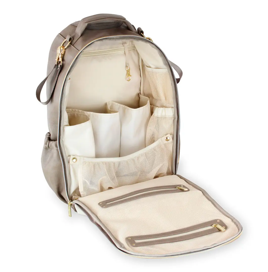 Vanilla Latte Boss Diaper Bag Backpack