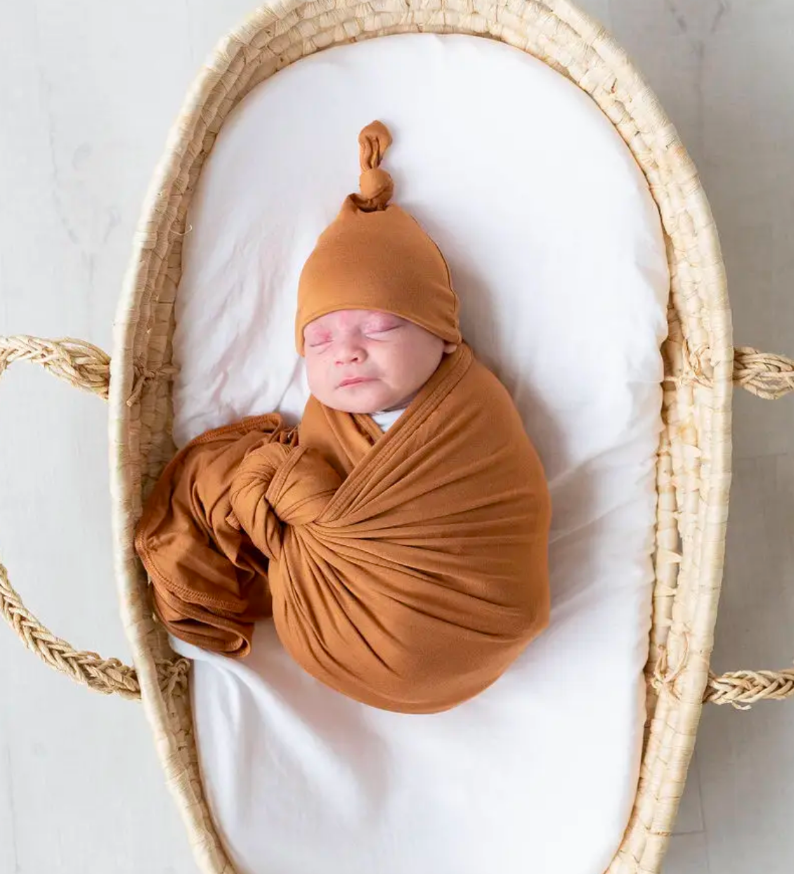 Swaddle Blanket & Newborn Baby Hat