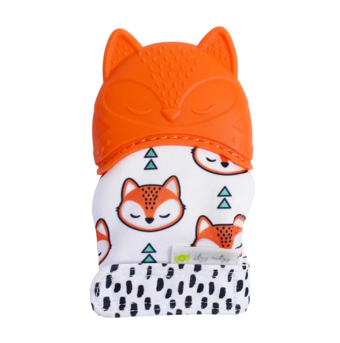 Itzy Mitt™ Silicone Teething Mitts Fox