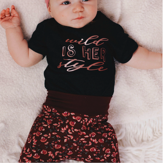 Wild is her Style Infant/Toddler Tee